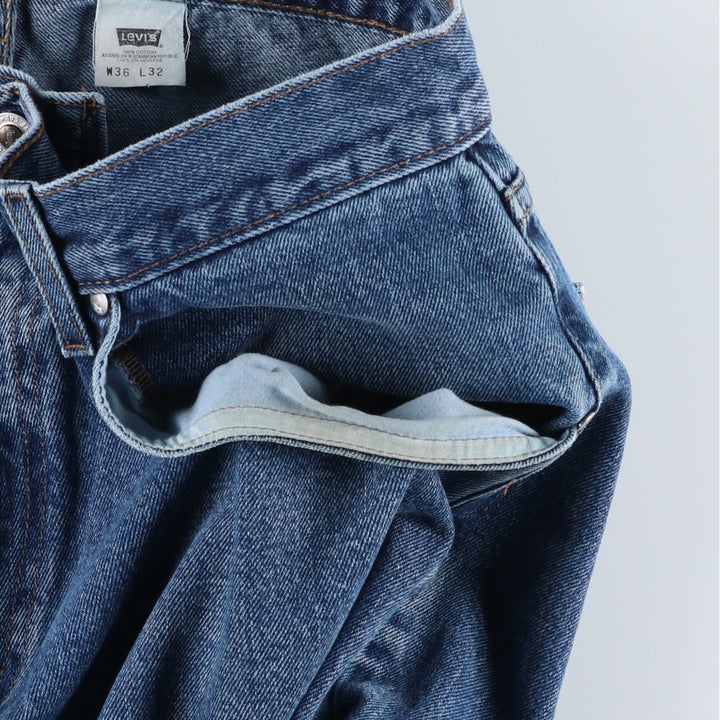 1990'S Levi's 570-0811 Silver Tab Baggy Tapered Denim Pants, Men's W35 (approx.), Vintage cotton blue type Vintage Second Hand