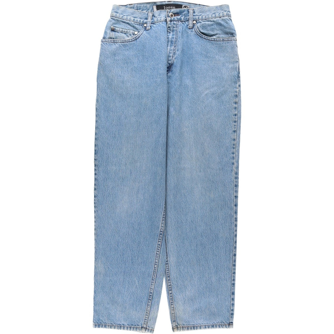 1990'S Levi's Silver Tab Loose Tapered Denim Pants, Made in USA, Men's W30 (approx.), Vintage cotton blue type Vintage Second Hand