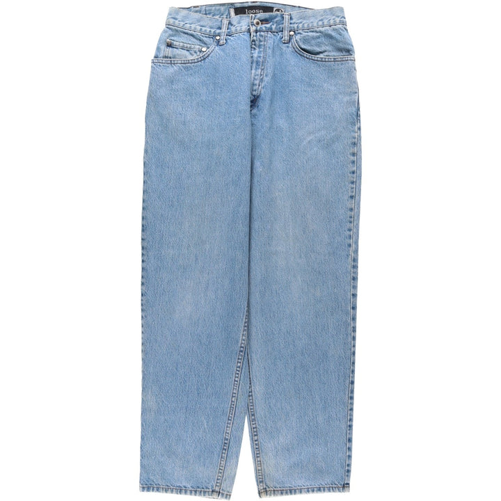 1990'S Levi's Silver Tab Loose Tapered Denim Pants, Made in USA, Men's W30 (approx.), Vintage cotton blue type Vintage Second Hand