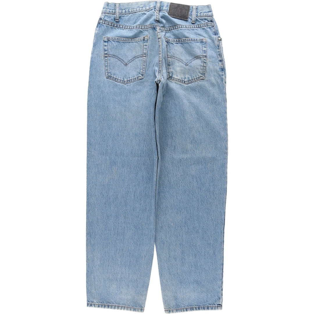 1990'S Levi's Silver Tab Loose Tapered Denim Pants, Made in USA, Men's W30 (approx.), Vintage cotton blue type Vintage Second Hand