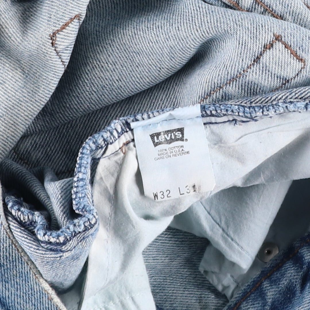 1990'S Levi's Silver Tab Loose Tapered Denim Pants, Made in USA, Men's W30 (approx.), Vintage cotton blue type Vintage Second Hand