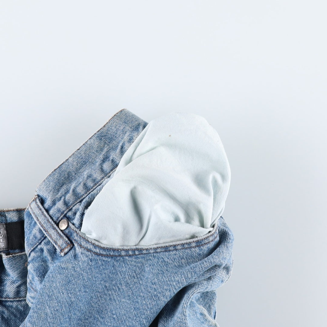 1990'S Levi's Silver Tab Loose Tapered Denim Pants, Made in USA, Men's W30 (approx.), Vintage cotton blue type Vintage Second Hand
