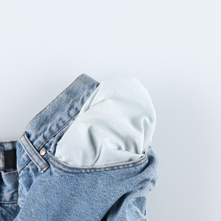 1990'S Levi's Silver Tab Loose Tapered Denim Pants, Made in USA, Men's W30 (approx.), Vintage cotton blue type Vintage Second Hand