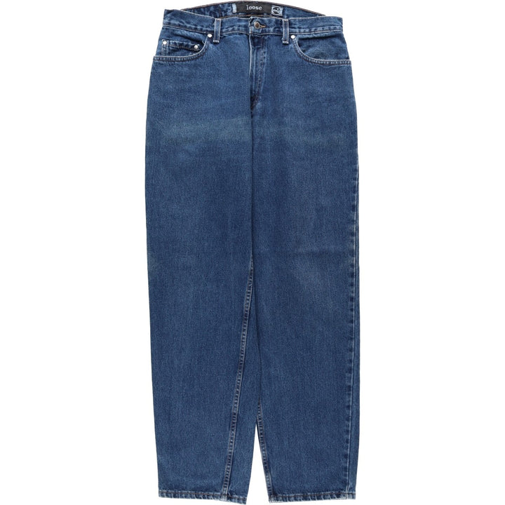 90'S Levi's Silver Tab Loose Tapered Denim Pants, Made in USA, Men's, Size W32, Vintage cotton blue type Vintage Second Hand