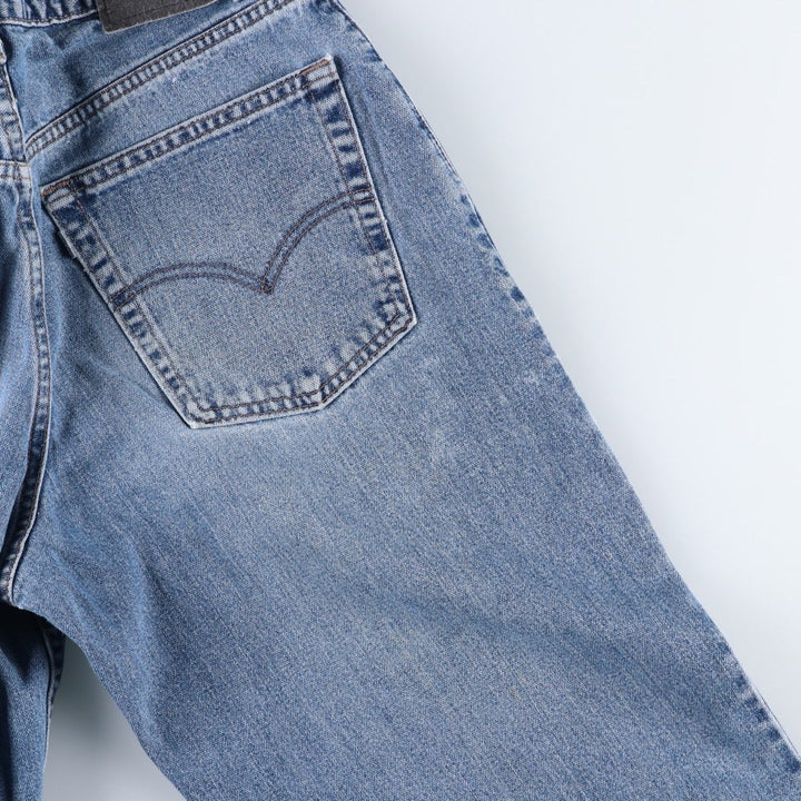 90'S Levi's SILVER TAB BAGGY Tapered Denim Pants Made in USA Men's W34 Vintage cotton blue type Vintage Second Hand