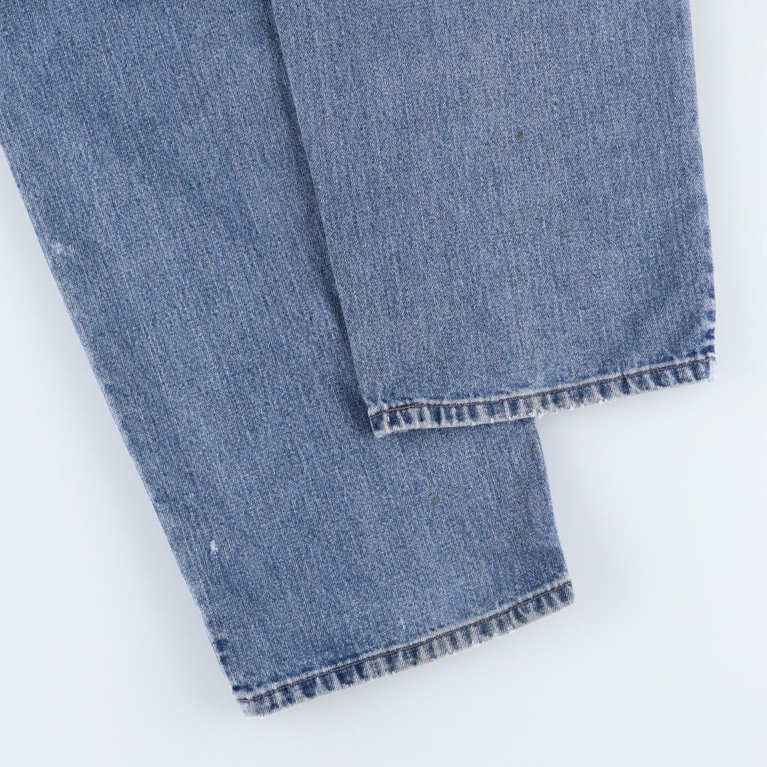 90'S Levi's SILVER TAB BAGGY Tapered Denim Pants Made in USA Men's W34 Vintage cotton blue type Vintage Second Hand