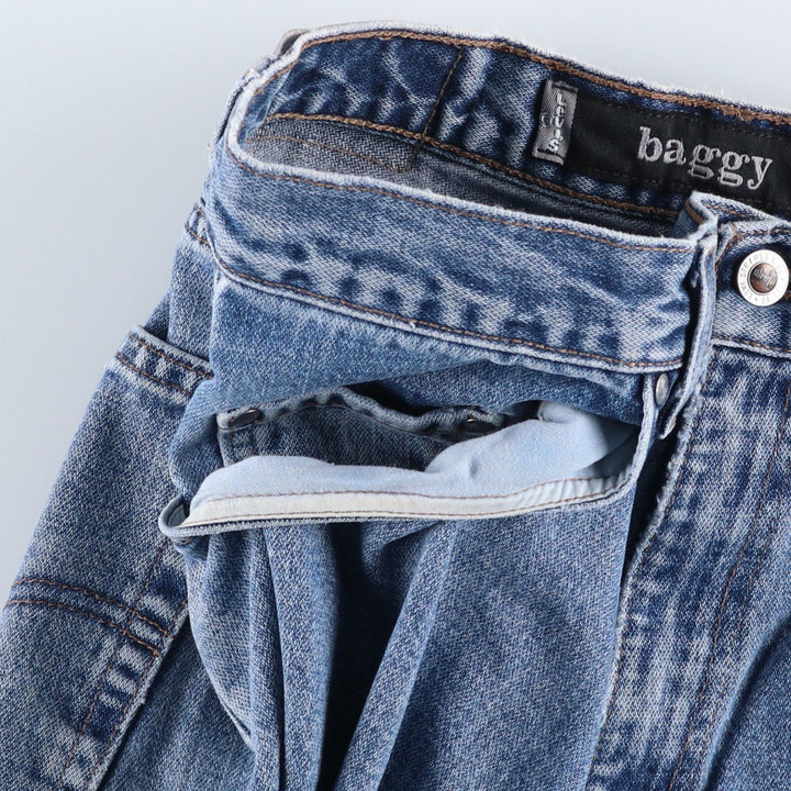90'S Levi's SILVER TAB BAGGY Tapered Denim Pants Made in USA Men's W34 Vintage cotton blue type Vintage Second Hand