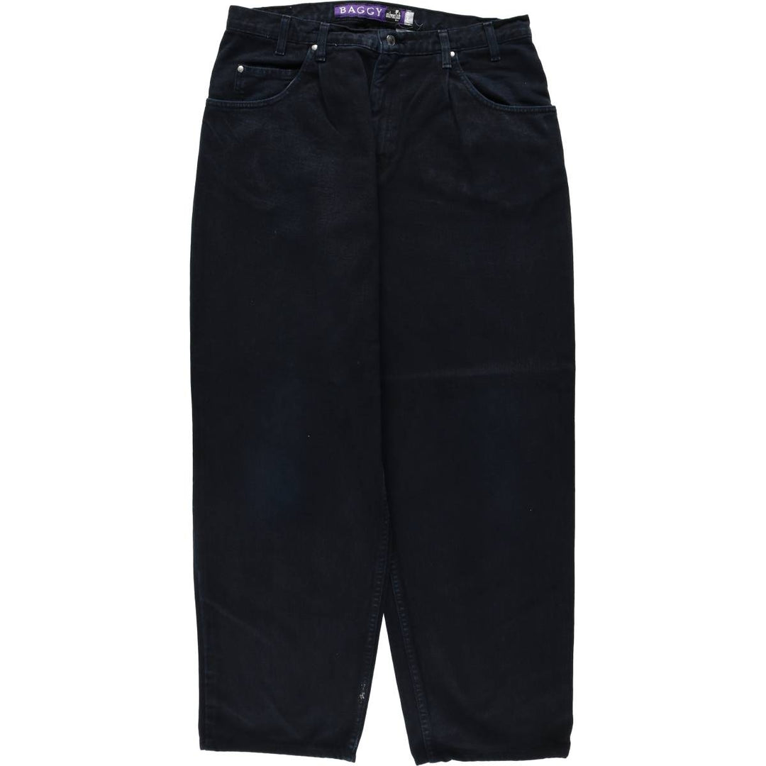 90'S Levi's SILVER TAB BAGGY tapered denim pants for men, w36 equivalent, vintage unclear navy blue type Vintage Second Hand