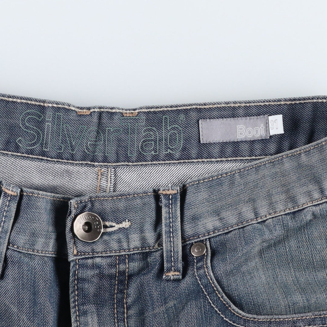 2000'S Levi's Silver Tab Bootcut Denim Pants, Men's Size W31 (approx.) cotton blue type Vintage Second Hand