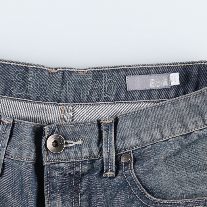 2000'S Levi's Silver Tab Bootcut Denim Pants, Men's Size W31 (approx.) cotton blue type Vintage Second Hand