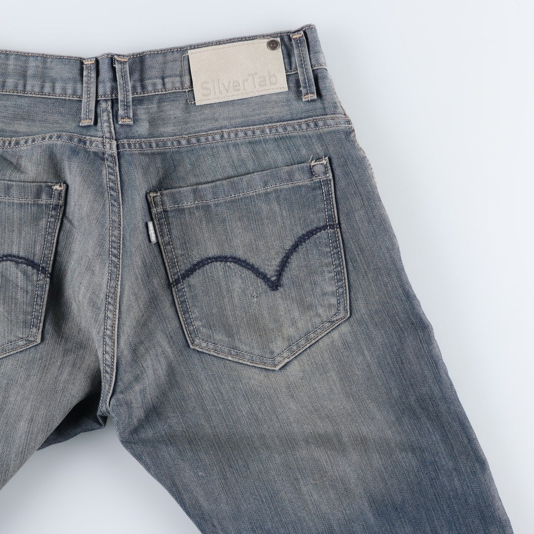 2000'S Levi's Silver Tab Bootcut Denim Pants, Men's Size W31 (approx.) cotton blue type Vintage Second Hand