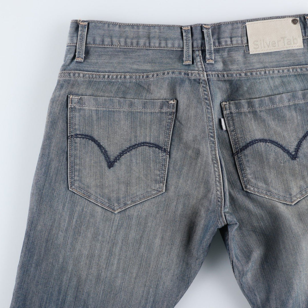2000'S Levi's Silver Tab Bootcut Denim Pants, Men's Size W31 (approx.) cotton blue type Vintage Second Hand