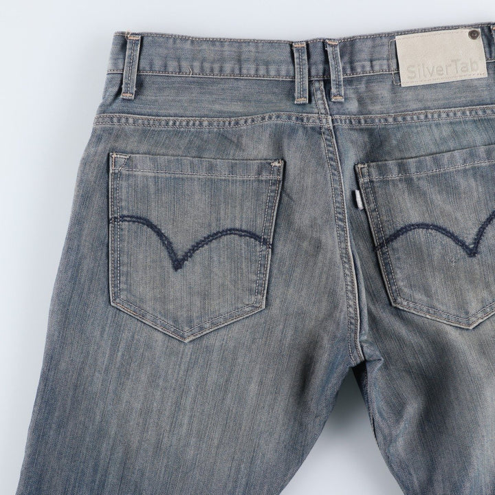 2000'S Levi's Silver Tab Bootcut Denim Pants, Men's Size W31 (approx.) cotton blue type Vintage Second Hand