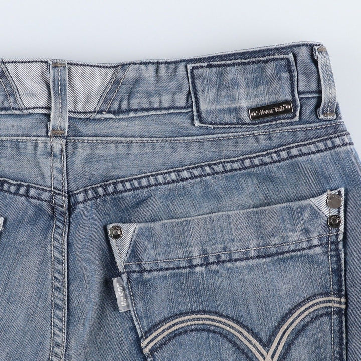 Levi's SILVER TAB Bootcut Denim Pants, Men's W35 (approx.) cotton blue type Vintage Second Hand