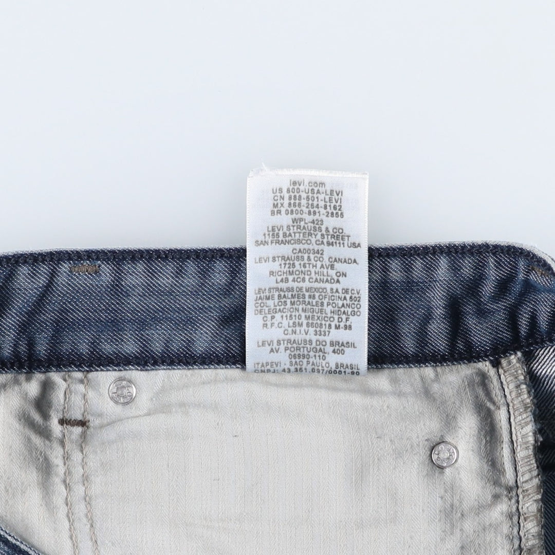 Levi's SILVER TAB Bootcut Denim Pants, Men's W35 (approx.) cotton blue type Vintage Second Hand