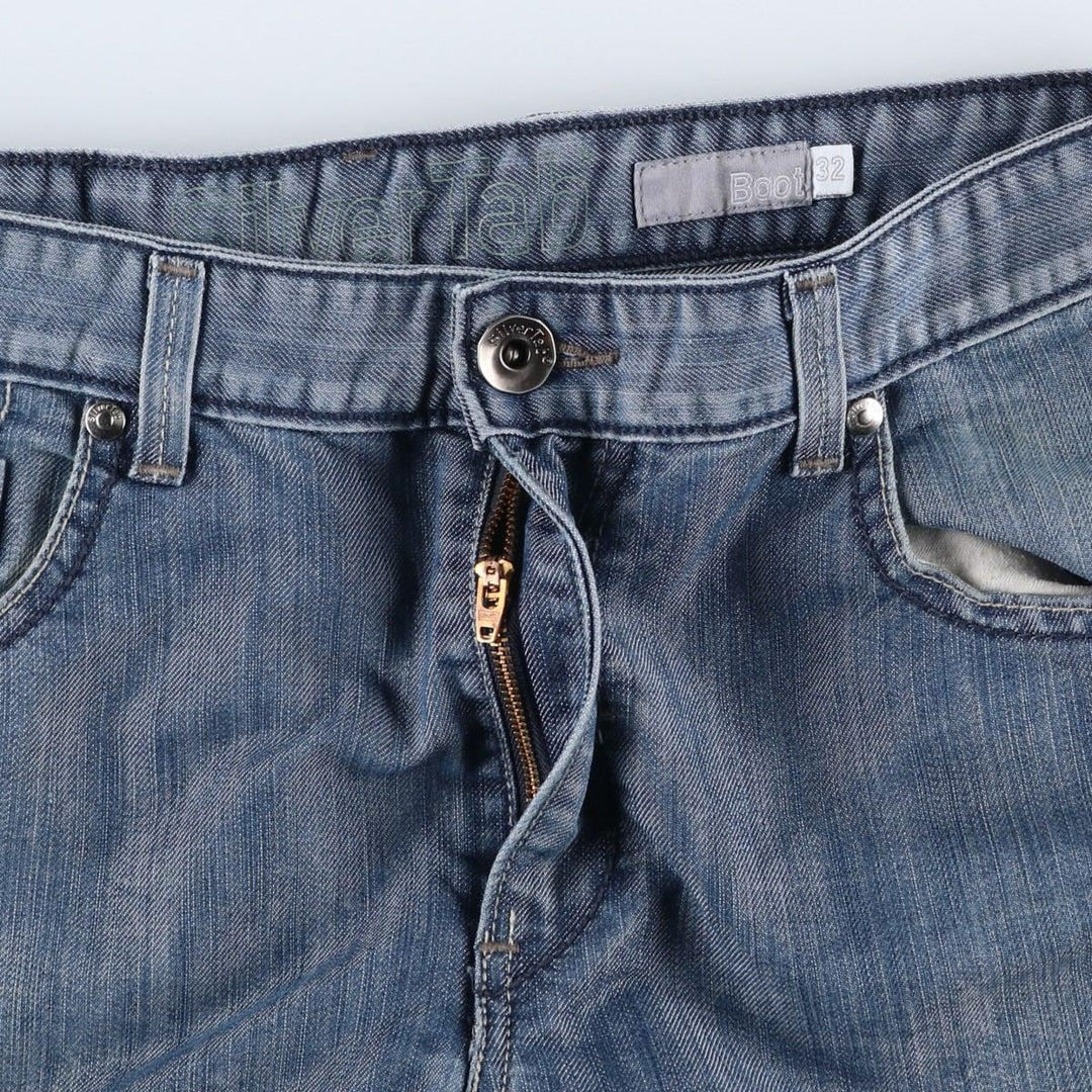 Levi's SILVER TAB Bootcut Denim Pants, Men's W35 (approx.) cotton blue type Vintage Second Hand