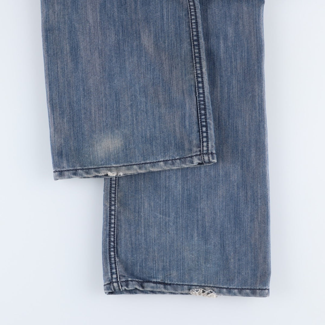 Levi's SILVER TAB Bootcut Denim Pants, Men's W35 (approx.) cotton blue type Vintage Second Hand