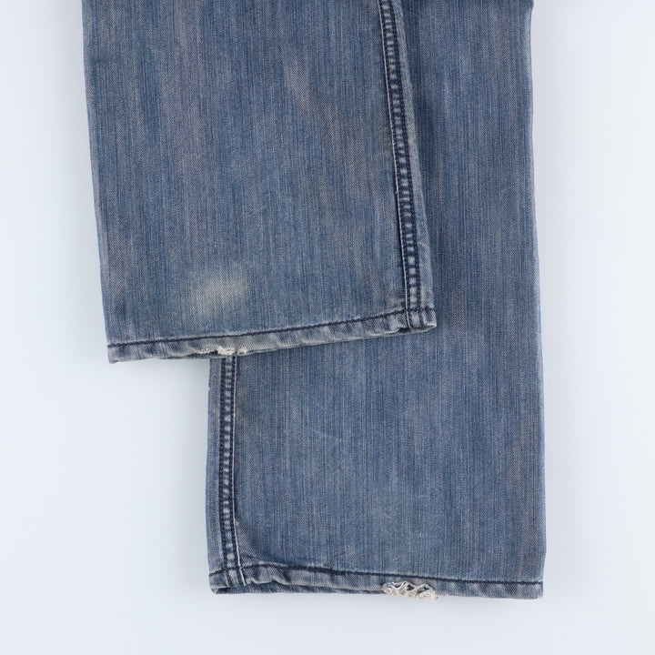 Levi's SILVER TAB Bootcut Denim Pants, Men's W35 (approx.) cotton blue type Vintage Second Hand