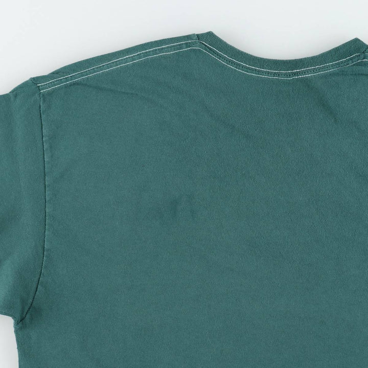 NIRVANA Nirvana Band T-shirt, Band T, Men's L size cotton green type Vintage Second Hand