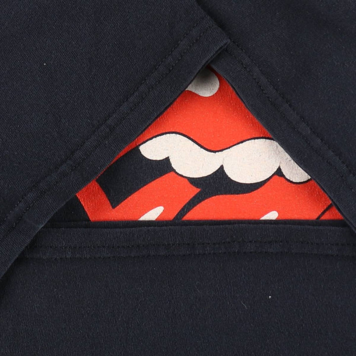 The Rolling Stones Band T-shirt, Band T, Men's L size cotton black type Vintage Second Hand
