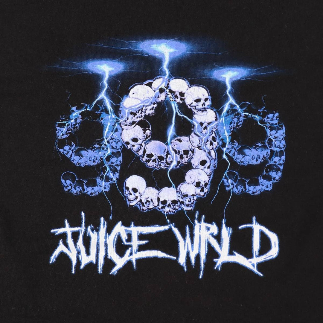 JUICE WRLD Rap T-shirt, Men's Size Medium cotton black type Vintage Second Hand