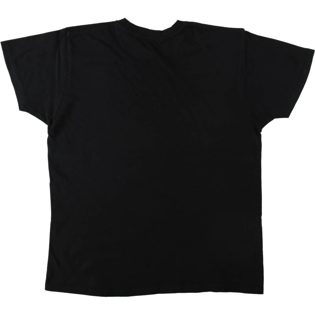 NIRVANA Nirvana Band T-shirt, Band T, Men's L size cotton black type Vintage Second Hand
