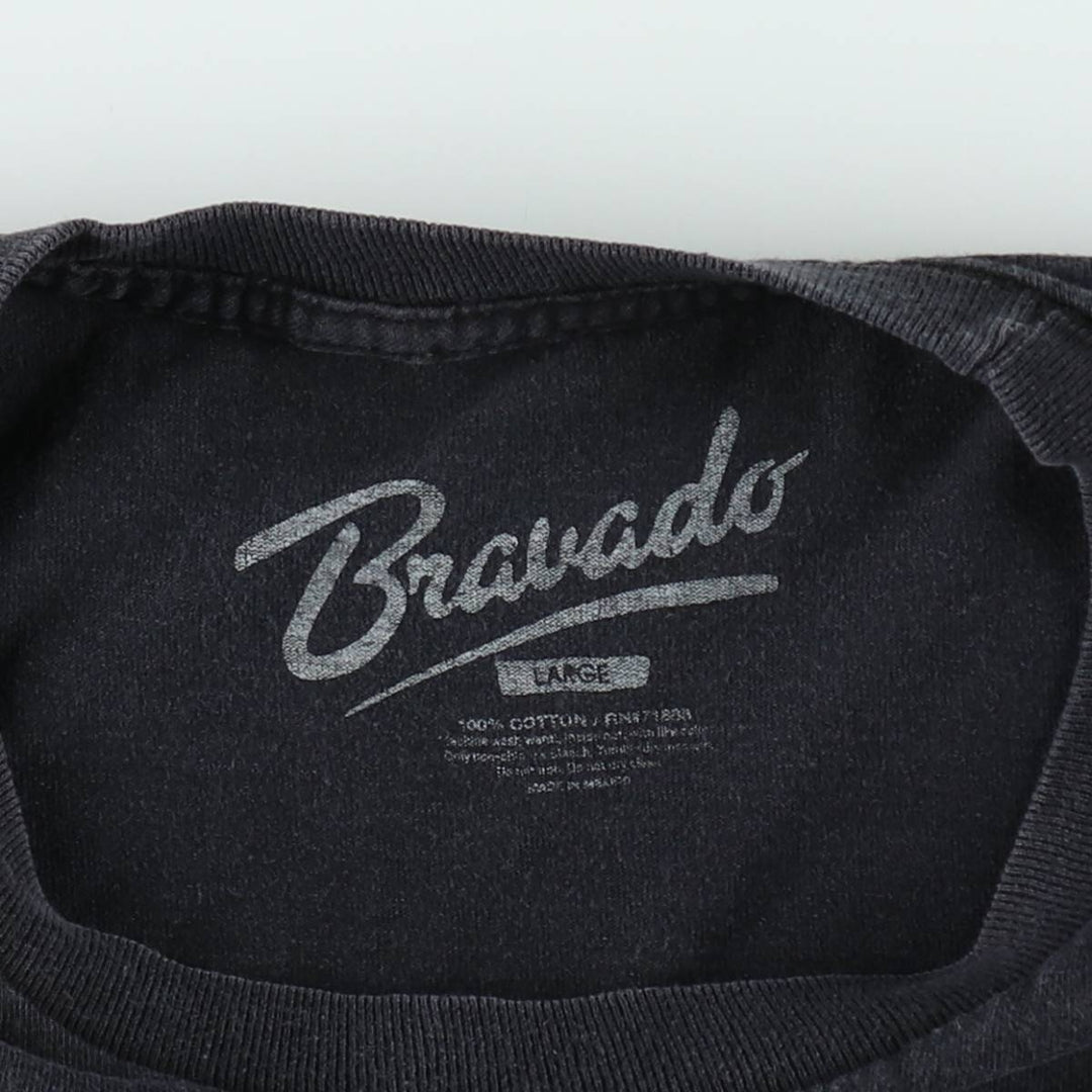 Bravado 2pac Wrap T-Shirt (Men's Size L) cotton black type Vintage Second Hand