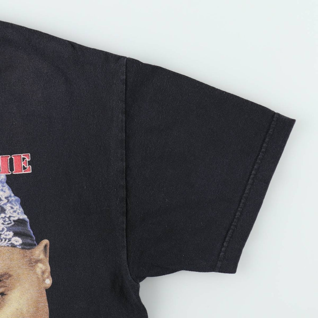 Bravado 2pac Wrap T-Shirt (Men's Size L) cotton black type Vintage Second Hand