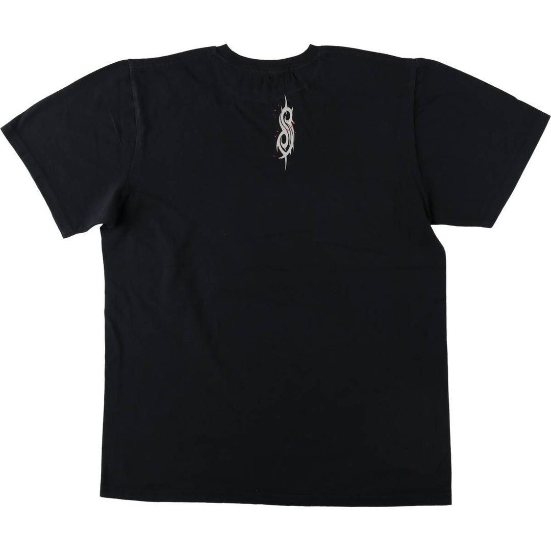 Slipknot Band T-shirt, Band T, Men's M size cotton black type Vintage Second Hand