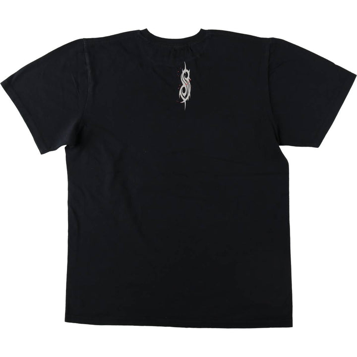 Slipknot Band T-shirt, Band T, Men's M size cotton black type Vintage Second Hand