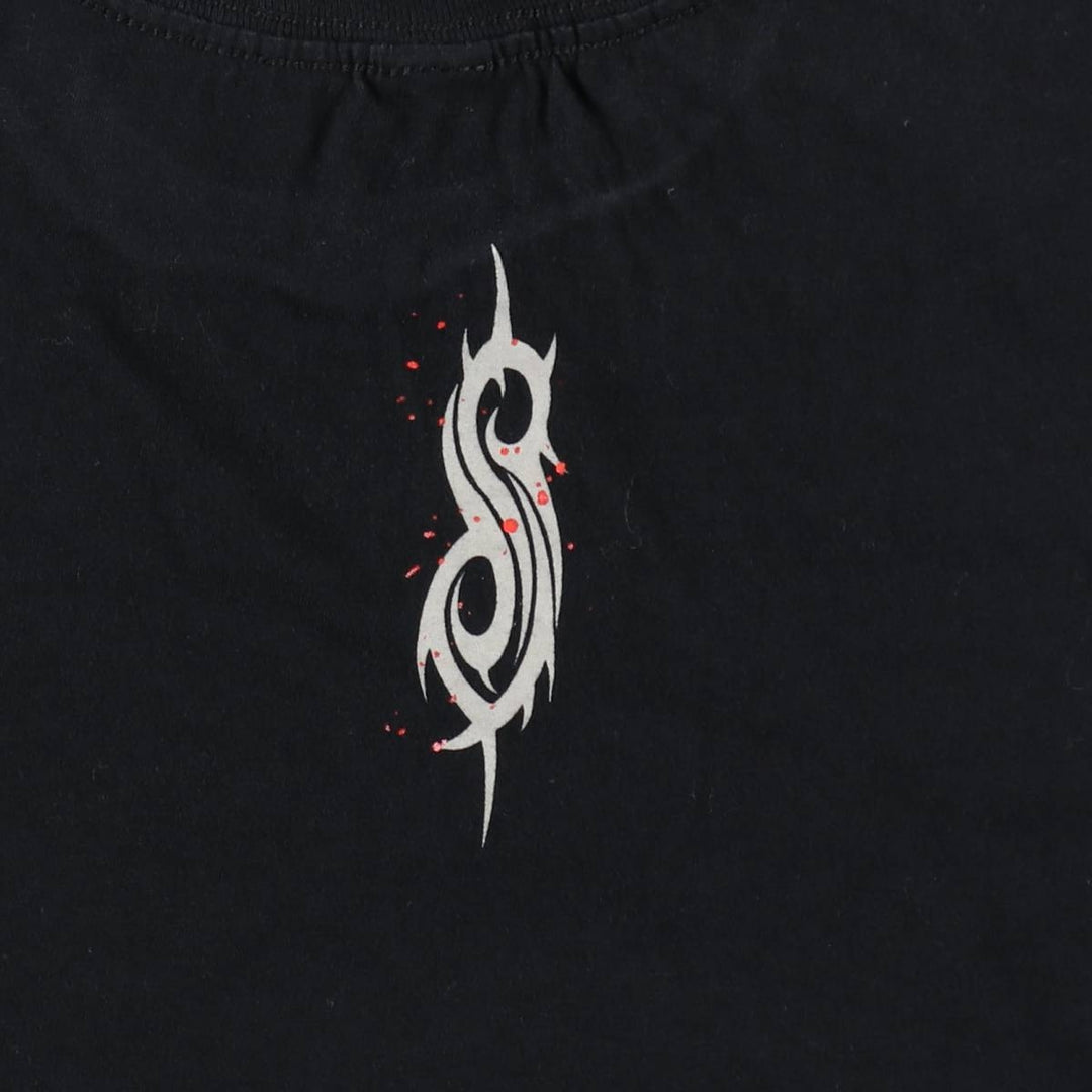 Slipknot Band T-shirt, Band T, Men's M size cotton black type Vintage Second Hand
