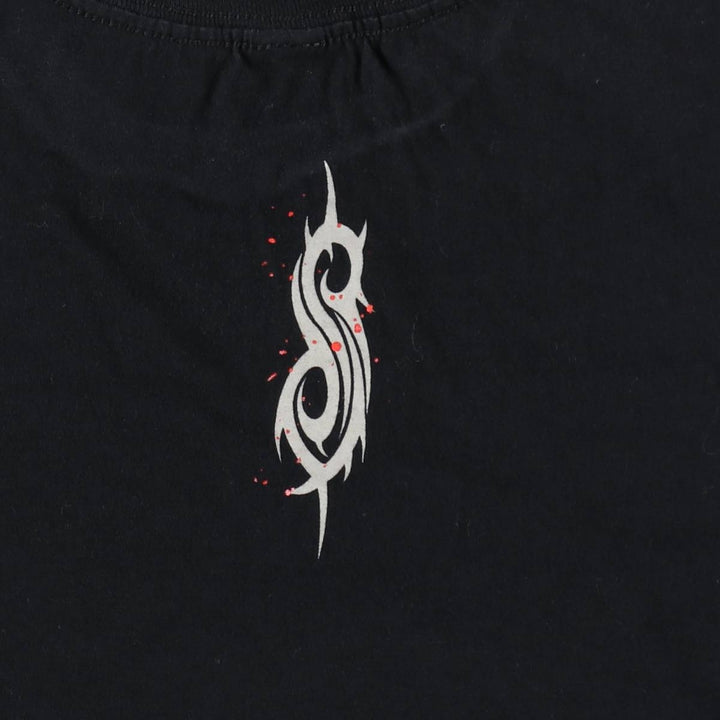 Slipknot Band T-shirt, Band T, Men's M size cotton black type Vintage Second Hand