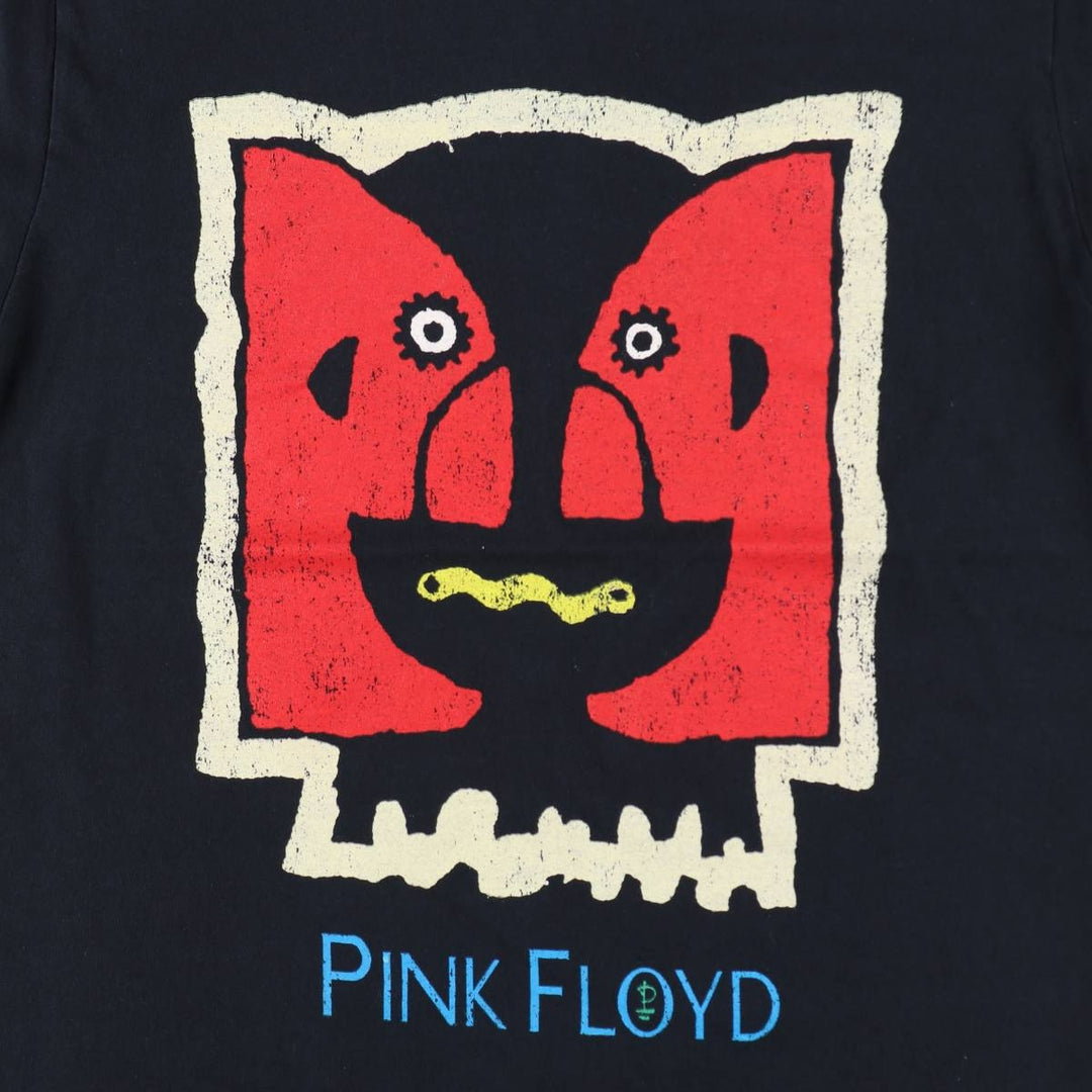 PINK FLOYD Pink Floyd Band T-shirt Band T Men's L size cotton black type Vintage Second Hand