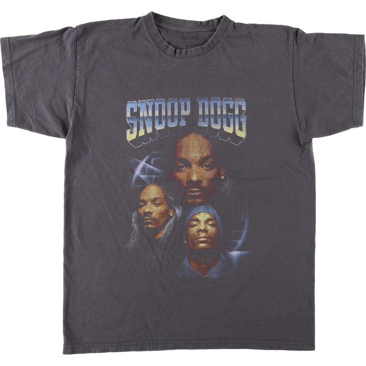 SNOOP DOGG Snoop Dogg Rap T-shirt Rap T Men's M size unclear Charcoal Vintage Second Hand