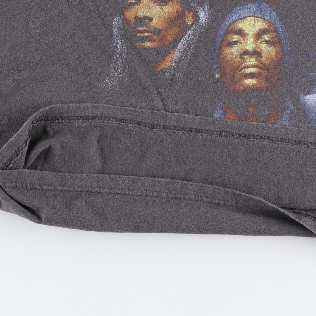 SNOOP DOGG Snoop Dogg Rap T-shirt Rap T Men's M size unclear Charcoal Vintage Second Hand