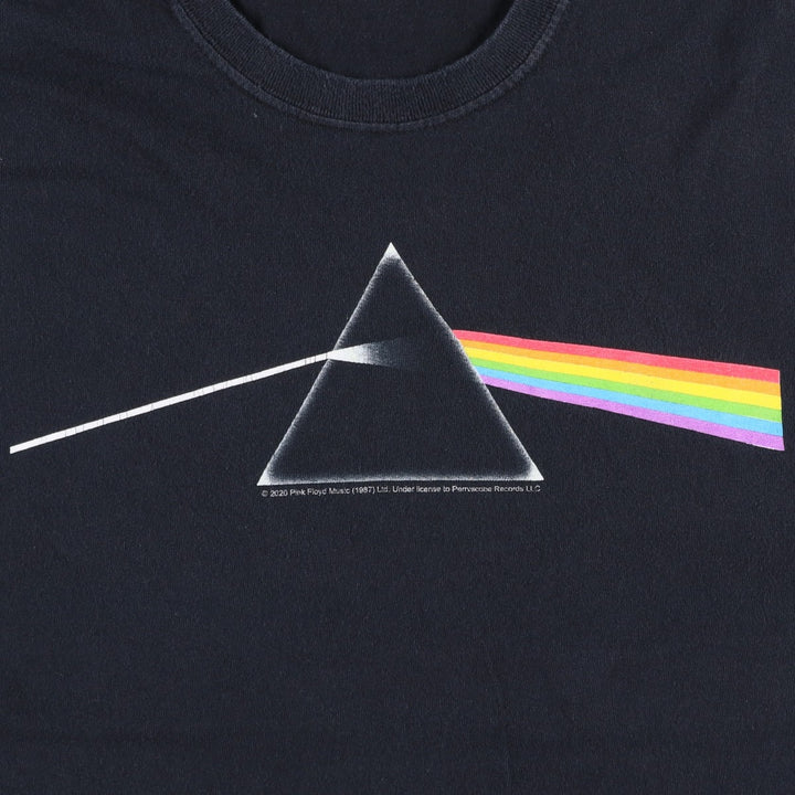 PINK FLOYD Pink Floyd Band T-shirt Band T Men's XL size unclear black type Vintage Second Hand