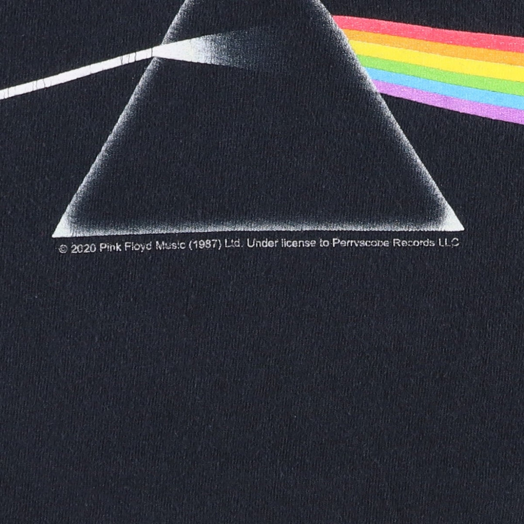 PINK FLOYD Pink Floyd Band T-shirt Band T Men's XL size unclear black type Vintage Second Hand