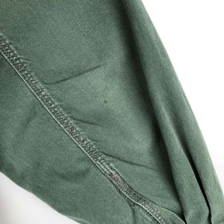 90'S Vintage Levi's Long Sleeve Denim Shirt, Men's Size Medium cotton green type Vintage Second Hand