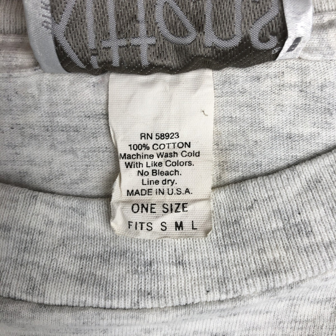 90'S Kittens Dog Print Animal T-Shirt, Made in USA, Men's XL (approx.), Vintage cotton gray type Vintage Second Hand
