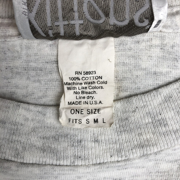 90'S Kittens Dog Print Animal T-Shirt, Made in USA, Men's XL (approx.), Vintage cotton gray type Vintage Second Hand