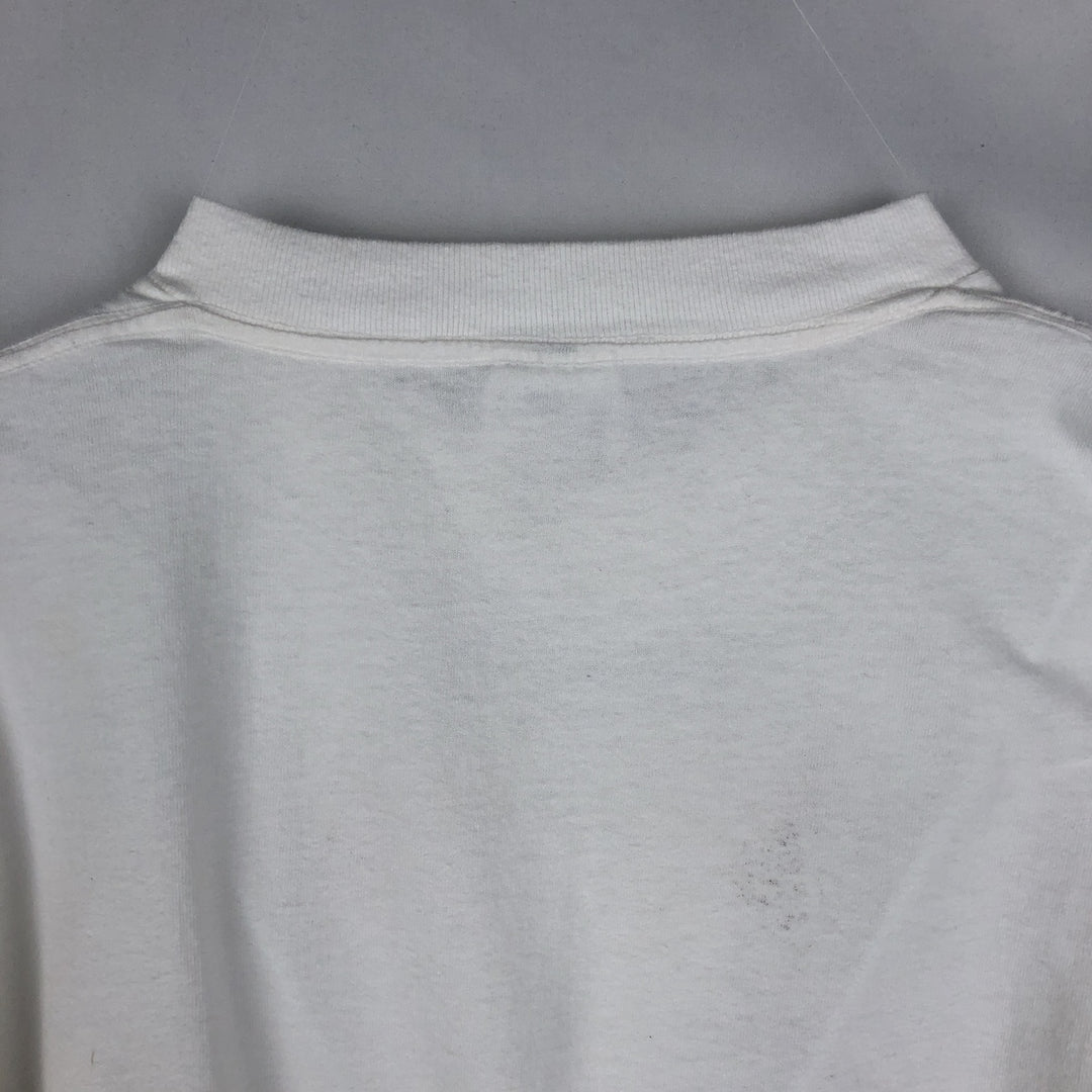90'S ONEITA Westie West Highland White Terrier Dog Print Animal T-Shirt, Made in USA, Men's Size L (Equivalent), Vintage cotton white type Vintage Second Hand