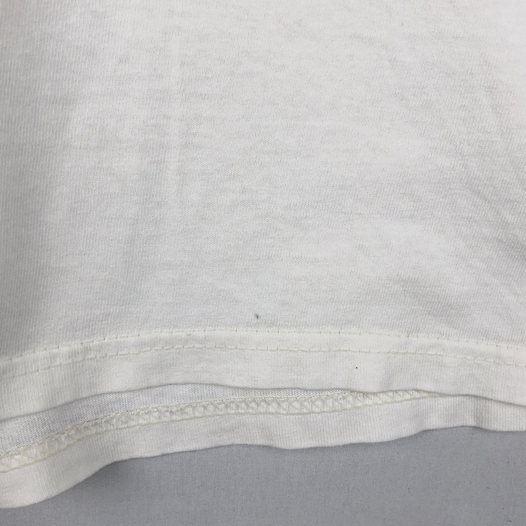 2000'S Hanes Heavyweight Animal T-shirt, Men's XL equivalent. cotton white type Vintage Second Hand
