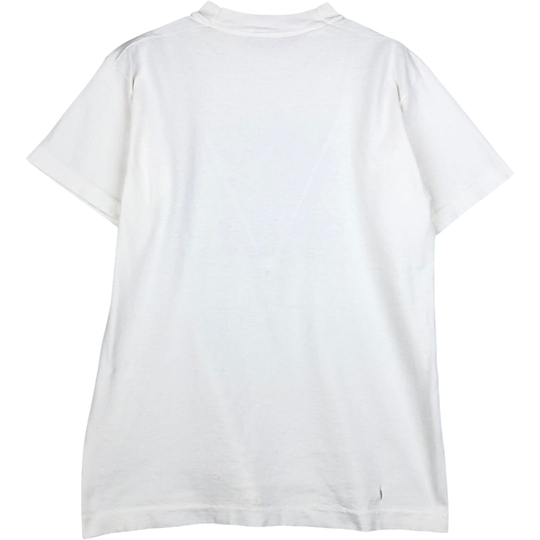 90'S Zebra Pattern Animal T-Shirt, Men's Size M (Equivalent), Vintage unclear white type Vintage Second Hand