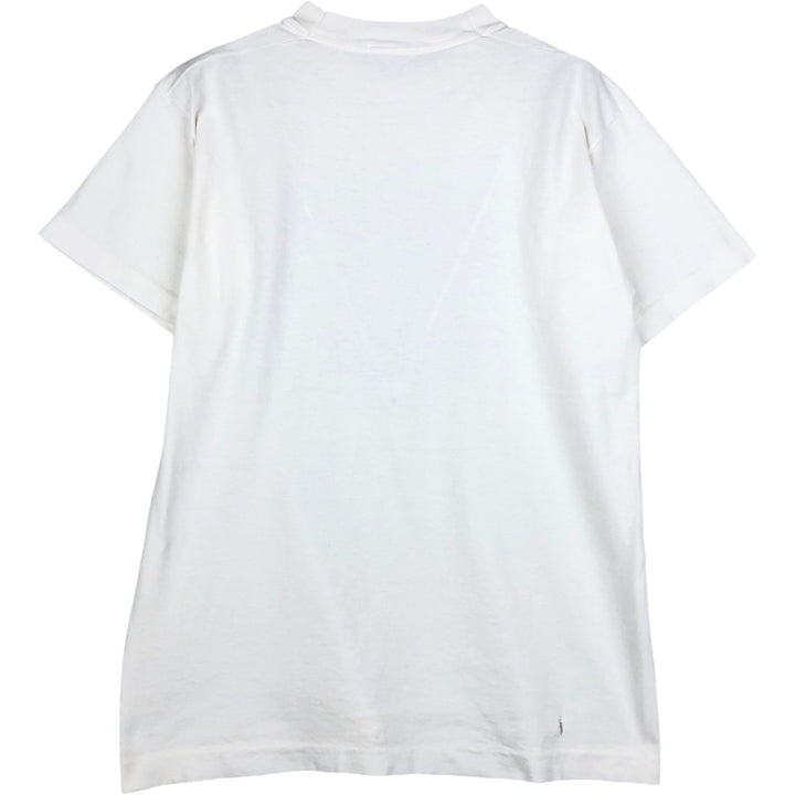 90'S Zebra Pattern Animal T-Shirt, Men's Size M (Equivalent), Vintage unclear white type Vintage Second Hand