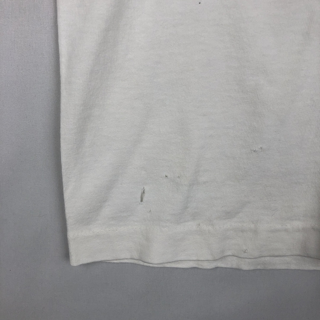 90'S Zebra Pattern Animal T-Shirt, Men's Size M (Equivalent), Vintage unclear white type Vintage Second Hand
