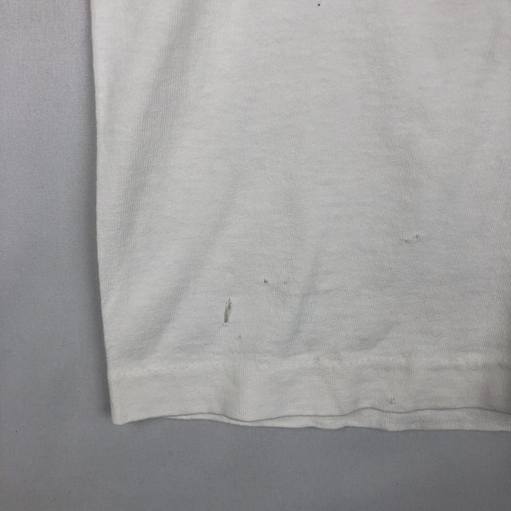 90'S Zebra Pattern Animal T-Shirt, Men's Size M (Equivalent), Vintage unclear white type Vintage Second Hand
