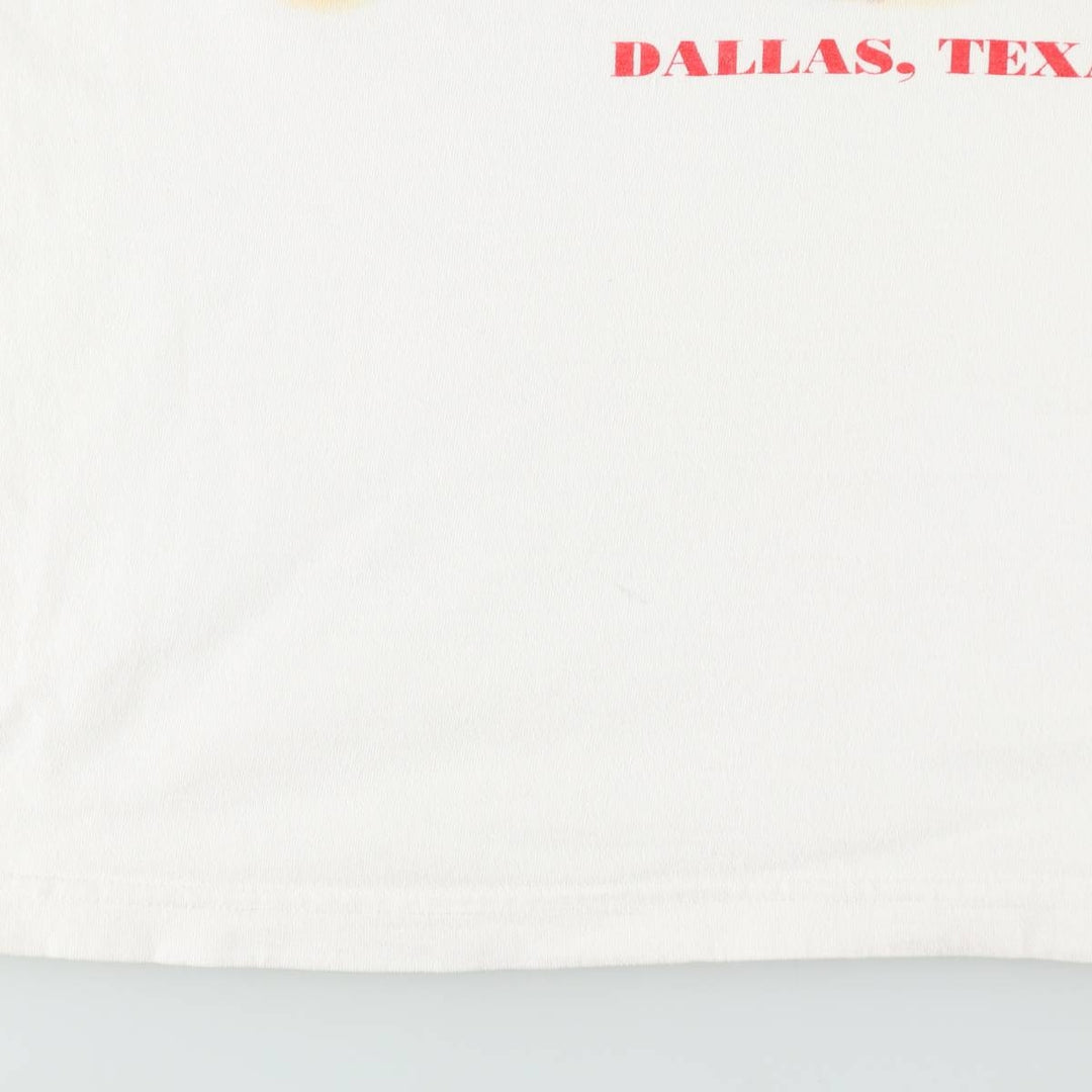 90'S PRINTS OF TAILS Cat Pattern Animal T-shirt Made in USA Men's XL Vintage cotton white type Vintage Second Hand