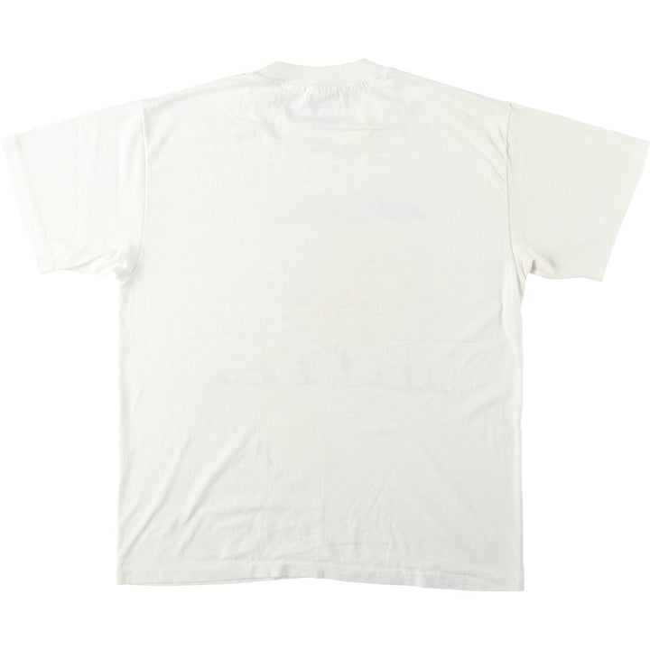 90'S Hanes HEAVYWEIGHT 50 cotton white type Vintage Second Hand