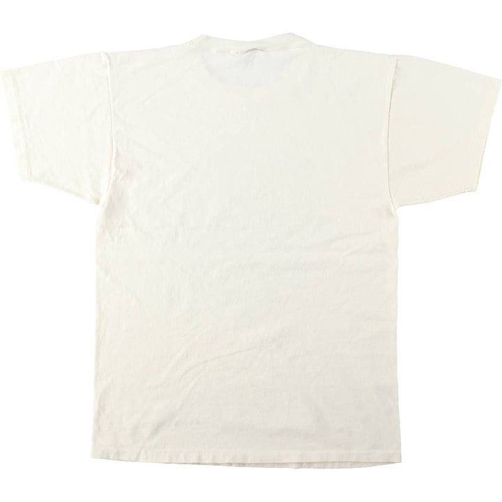 90'S SDI Fish Print Animal T-Shirt, Made in USA, Men's Size M (Equivalent), Vintage cotton ivory Vintage Second Hand