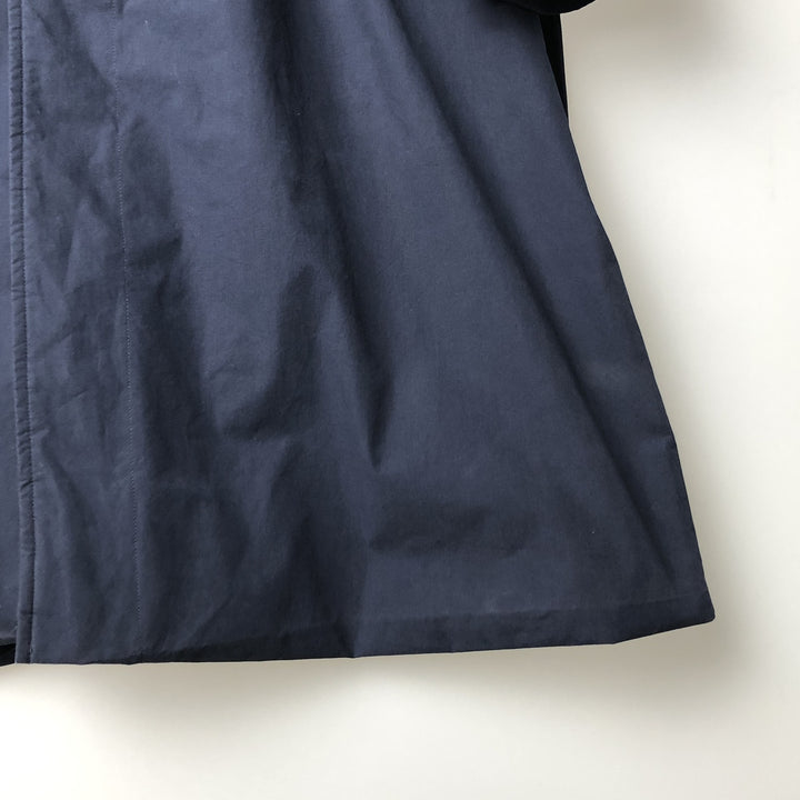Burberry's Balmacaan Coat, Made in England, Men's Size L cotton navy blue type Vintage Second Hand